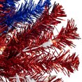 thumbnail image 5 of Northlight Pre-Lit Americana Tinsel Christmas Tree - 6' - Clear Lights, 5 of 7