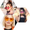 thumbnail image 5 of FEISEDY Stylish Round Transparent Lens Rimless Frame Sunglasses B1895, 5 of 8