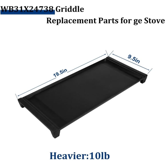 WB31X24738 Griddle Replacement Parts for Gas Stove Top
