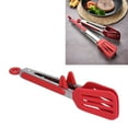thumbnail image 4 of Pince à Steak, Pince à Nourriture Robuste Compacte Polyvalente pour Tourner et Transporter des Aliments pour la Cuisine à la Maison pour l'Outil de Cuisson pour le Support Rouge Restaurant, 4 of 8
