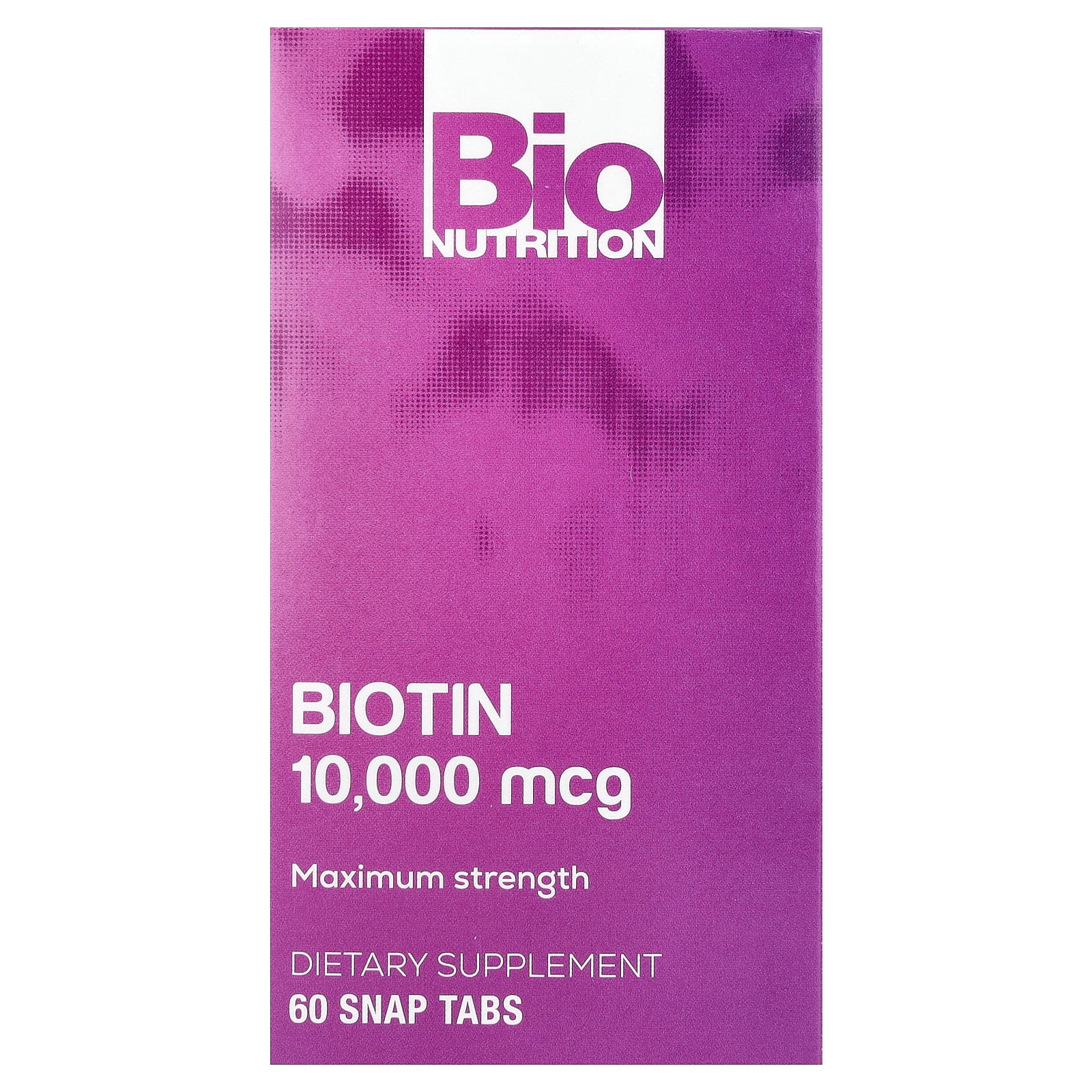 Bio Nutrition - Inc Biotin - 10000 Mcg - 60 Tablets