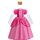thumbnail image 3 of Vestido de princesa de melocotón para niñas pequeñas, disfraz de Cosplay para niños, traje de fiesta de Carnaval de cumpleaños, ropa de actuación de escenario, nuevo, 3 of 5