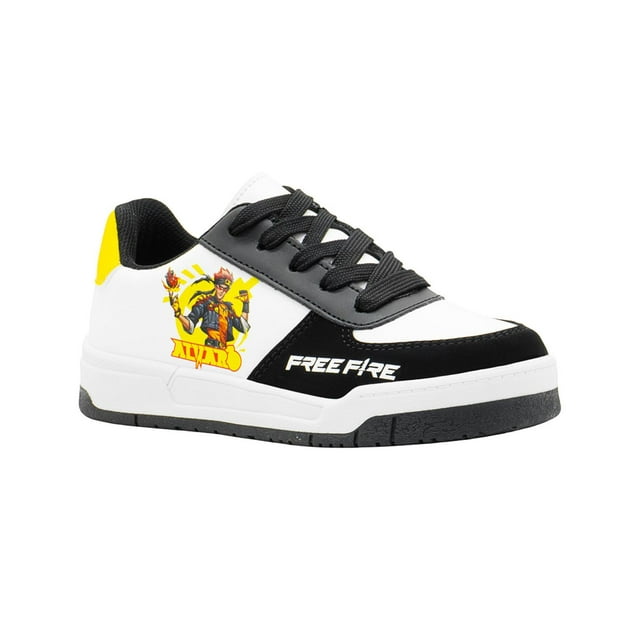 Tenis Para Niño Gamer Free Fire Garena Temporada Color Negro negro 23