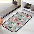 thumbnail image 3 of GZHJMY Bathroom Rugs Mats Non-Slip, Soft Microfiber Absorbent Bath Mats for Shower Bathtubs, Christmas Gnomes Snowman Indoor Entrance Door Mats Bedroom Laundry 31”x20” Carpet Runner, 3 of 7