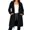 Black women zip up hoodie a1, variant on Casual Basic Zip Up Hooded Coat for Women, Warm Solid Fall Winter Cover Up Top, Lightweight Everyday Layering Outerwear, Navy S