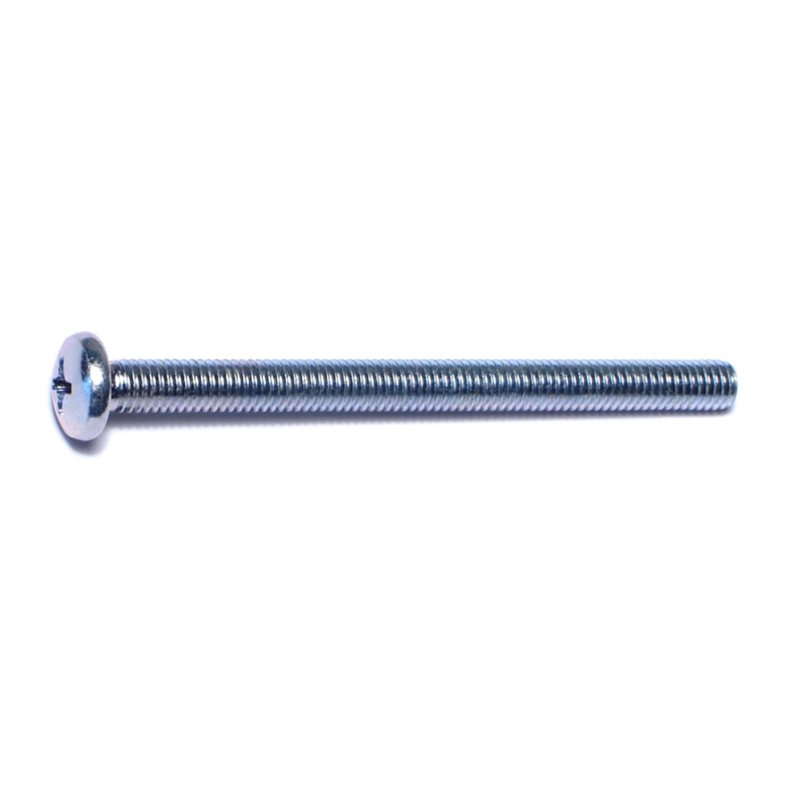 10-32 x 1/2 FT Machine Screw Pan Head Phillips Zinc Cr+3, 25