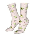 thumbnail image 5 of Salouo Avocado Doing Sport Yoga Pattern Fun Novelty Crew Socks,Casual Athletic Socks Neutral Socks, 5 of 7