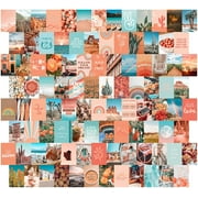 Artivo Peach Aesthetic Wall Collage Kit, 100 Set 4x6 inch