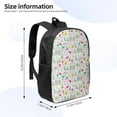thumbnail image 2 of Uemuo Chemical Flasks And Test Tubes Printed Durable 17-inch Student Backpack - Lightweight, Waterproof, Adjustable Straps, Ideal for School, Work, Travel, 2 of 5