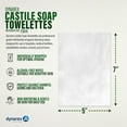 thumbnail image 2 of Dynarex Castile Soap Towelettes - Professional-Grade Wet Wipes Individually Wrapped for Hospital, School, Home - No Alcohol Gentle Formula with Coconut Oil-Based Soap, Size 5" x 7", 1000 Wipes Total, 2 of 7