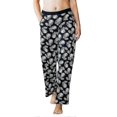 thumbnail image 1 of 12652-2 Women'S Blossom Black Floral Pyjama Pant, 1 of 2