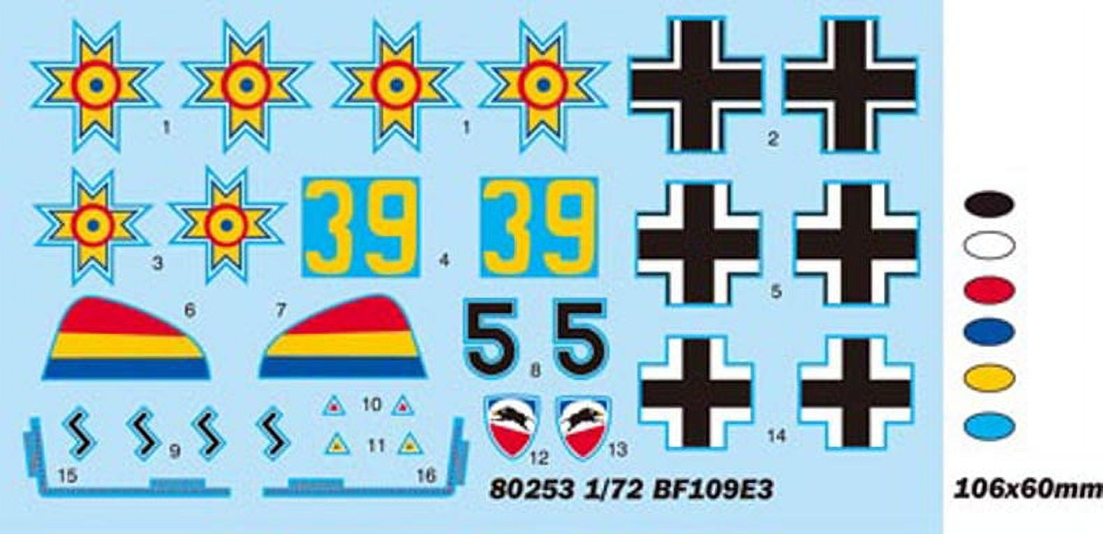 Bf109E-3 1/72 Scale Plastic Model Kit Hobby Boss