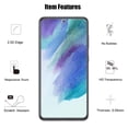 thumbnail image 4 of UZWZW (4+2) for Samsung Galaxy S21 FE 5G (4 Pack) Tempered Glass HD Clear Screen Protector with (2 Pack) Camera Lens Protector, 4 of 7