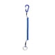 thumbnail image 2 of Llavero retráctil seguro en espiral, accesorios, cordones de pesca con mosquetón para aparejos de navegación, llaves al aire libre, Kayak azul, 2 of 9