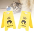thumbnail image 3 of Dog Vomit Caution Sign, Cat Vomit Caution Sign Unique Pet Warning Decor for Indoor Outdoor, 3 of 7