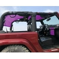thumbnail image 2 of Shadeidea Sun Shade for Jeep Wrangler JK (2007-2018) 2 Door Sunshade Top Front+Rear+Trunk-Purple Mesh Screen Cover UV Blocker with Grab Bag Storage Pouch-10 Years Warranty, 2 of 7
