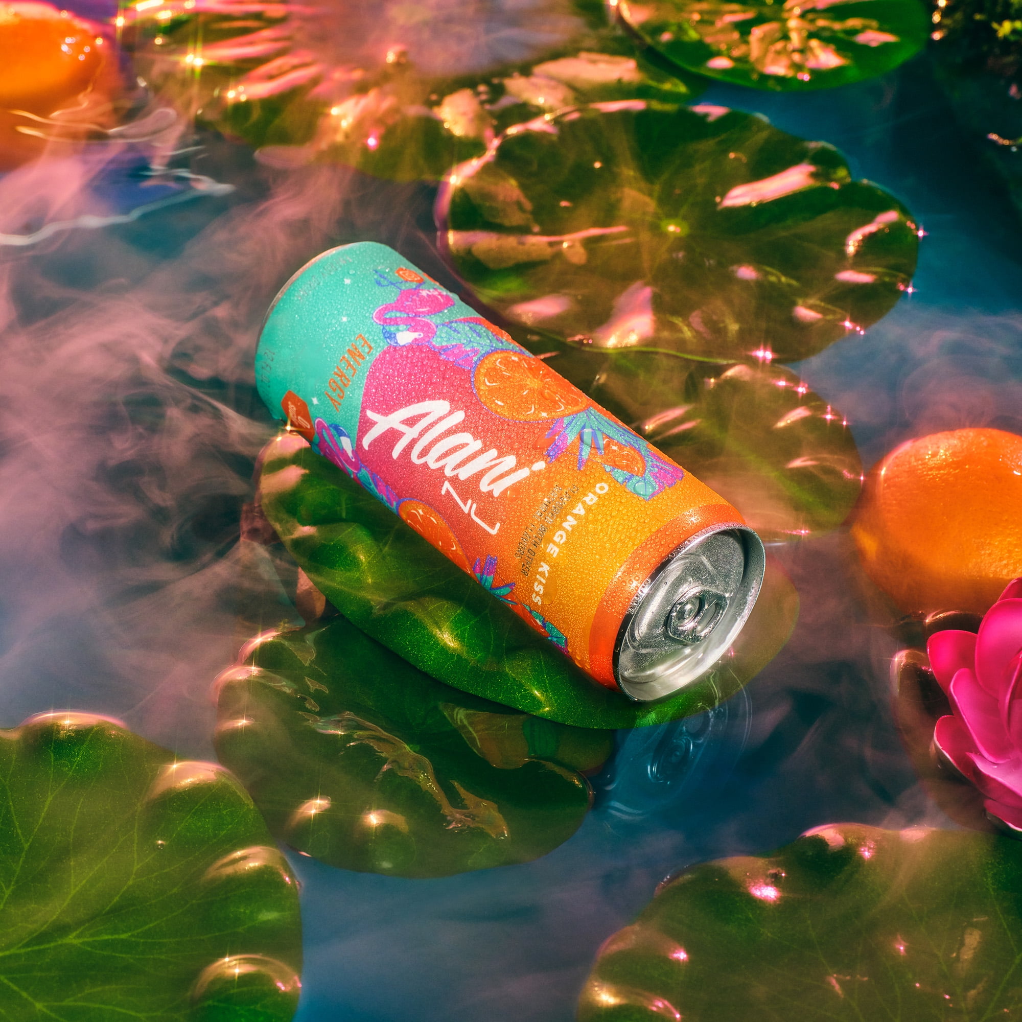 Alani Nu Energy Drink, Orange Kiss, Zero Sugar, 200mg Caffeine, 12