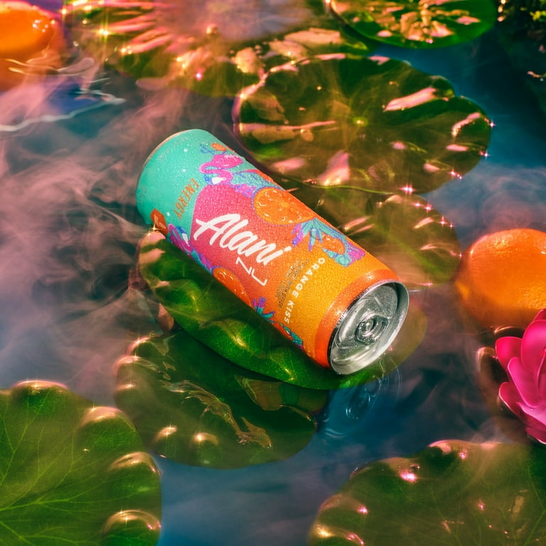 Alani Nu Zero Sugar Energy Drink, Orange Kiss Flavor, 200mg