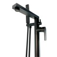 thumbnail image 3 of Venus Square head tub filler faucet with Standard Handle - Matte Black, 3 of 10