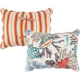 thumbnail image 4 of Barefoot Bungalow Atlantis Coastal Quilt Set, Coral, 3-Piece King/Cal King, 4 of 5