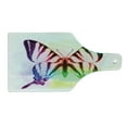 thumbnail image 2 of Swallowtail Butterfly Cutting Board, Butterfly with Rainbow Colors Fantasy Animal Dreamy Display, Decorative Tempered Glass Cutting and Serving Board, Wine Bottle Shape, Multicolor, by Ambesonne, 2 of 5