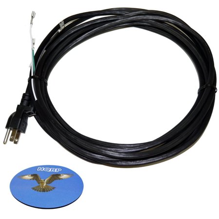 - HQRP AC Power Cord for Hoover SteamVac Carpet Cleaner F5810 FH50020 FH50015 F5914900 Spinscrub Washer Vacuum + HQRP Coaster