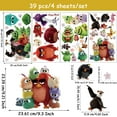thumbnail image 2 of 39 PCS For Angry Birds Movie Theme Wall Stickers – Cartoon Character PVC Removable DIY Wall Decals for Bedroom, Living, Playroom Decor, 9.84x17.72 Inch, 4 Sheets Set, 2 of 5