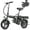 T1Basic model-18MPH, variant on 14 Inch Folding Electric Bicycle, 400W Adult Electric Bicycle, 48V 10.4Ah,Top Speed 18Mph, Dual Disc Brake Safety System, 3-Speed Riding, Front Fork With Shock Absorption, Black