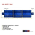 thumbnail image 2 of Flatbed Tarps Superlight 14oz 3 Pc Lumber Tarp (8' Drop) - Blue, 2 of 9