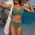 thumbnail image 5 of Duqingm Swim Suits for Women Two Piece Triangle Bikini Sets for Women String Bathing Suit Halter Top with Side Tie Bikini Bottom AG,XL, 5 of 5