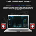 thumbnail image 3 of Computer Speakers Subwoofer Universal Music Loudspeaker Mini Small Musicloudspeaker USB Sound Surround Office Laptop Multimedia Notebook Black, 3 of 9