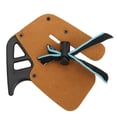 thumbnail image 3 of Archery Finger Tab, Recurve Bow Finger Guard Adjustable Tightness Leather Sports  Thickened  For Traditional Bows, 3 of 8