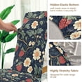 thumbnail image 5 of Yayeee 4 Pack Dining Chair Covers Stretch Parson Chairs Slipcovers Seat Protector, Floral Raspberry Pattern, 5 of 6