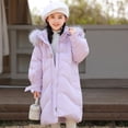 thumbnail image 2 of Chaqueta de plumón para niños para niñas medianas y largas 2023 nueva chaqueta engrosada estilo bebé con plumón de pato blanco para niños medianos y grandes de estilo coreano, 2 of 4