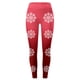 thumbnail image 4 of WILLBEST Leggings de Yoga de Cintura Alta para Mujer con Estampado de Copos de Nieve Navideños, Mallas Deportivas para Fitness Y Ropa Informal. Grande, 4 of 4