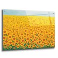 thumbnail image 2 of Epic Art 'Field of Sunflowers' by Seven Trees Design, Acrylic Glass Wall Art, 36"x24", 2 of 8