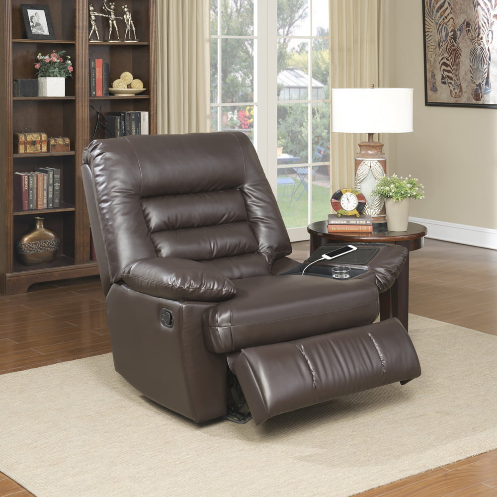 serta big  tall memory foam massage recliner faux leather multiple color  options