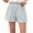 Mint Green, variant on SOOMLON Lounge Shorts Women Plus Size Elastic Waist Boxer Shorts Comfy Solid Nightwear Casual Summer Wear with Pockets
