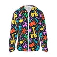 thumbnail image 1 of Balery Colorful Air Balloons1 Sudadera ligera de manga larga con capucha y protección solar UPF 50+ para hombre y mujer, ideal para pesca y running-XX-Large, 1 of 7