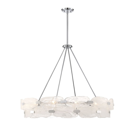 Vasare by Brian Thomas 12-Light Pendant in Chrome