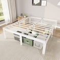 thumbnail image 2 of Merrland 14" Full Size Metal Platform Bed Frame with Under-bed Storage, Heavy-duty, No Box Spring Needed, Easy Assembly, White, 2 of 9