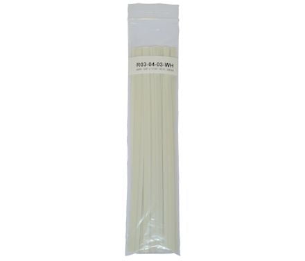 Polyvance ABS Strip, 3/8&rdquo; x 1/16&rdquo;, 30 ft., White