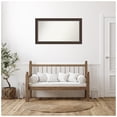 thumbnail image 2 of Amanti Art Custom Wall and Bathroom Mirror (25.75 x 46.75 in.), Cyprus Walnut Frame, 2 of 6