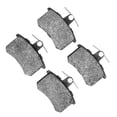 thumbnail image 2 of KarParts360 For Audi 90/90 Quattro 1993 1994 1995 Disc Brake Pads | Rear | Set Of 4 | 16.1 Millimeters/0.63 Inches Inner Pad Overall Thickness, 2 of 4