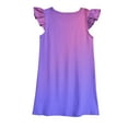 thumbnail image 4 of Plebaso Baby Girls Dresses Summer Round Neck Flying Sleeve Gradient Color Sundress Kids Fashion Clothes, 4 of 4
