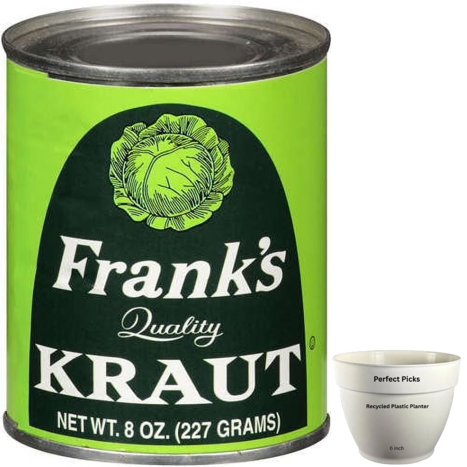 Frank's Bavarian Style Sauerkraut, 14 oz Can, Pack of 2, Sweet