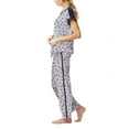 thumbnail image 4 of Lucky Brand Ladies' 4 piece PJ Set Nightwear (Grey Star, Medium), 4 of 6