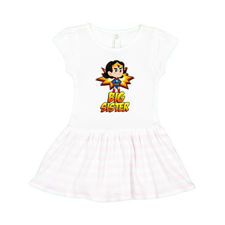 

Inktastic Big Sister Superhero Gift Toddler Girl Dress