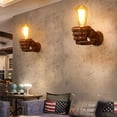 thumbnail image 5 of 2X Lámpara de Pared de Resina Estilo Nórdico Retro con Puño Derecho, Aplique de Pared, Decoración para el Hogar, Restaurante, Bar, Mano Derecha., 5 of 5