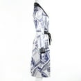 thumbnail image 4 of Fortune Women Satin Silk Robe Long Sleeve Silky Kimono Bathrobe Sleepwear, 4 of 9